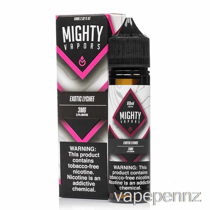 Exotic Lychee - Mighty Vapors - 60mL 3mg VAPE NZ